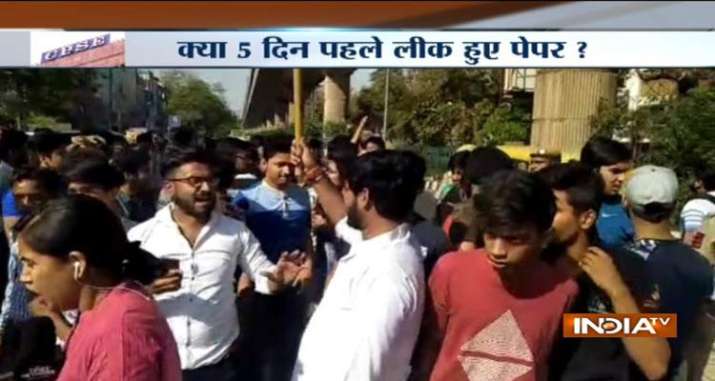 student protest against paper leak student protest against paper leak- India TV