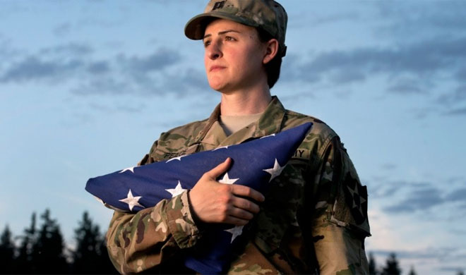 U.S. Army Capt. Jennifer Peace poses near her home in Spanaway | AP Photo U.S. Army Capt. Jennifer Peace poses near her home in Spanaway | AP Photo- India TV