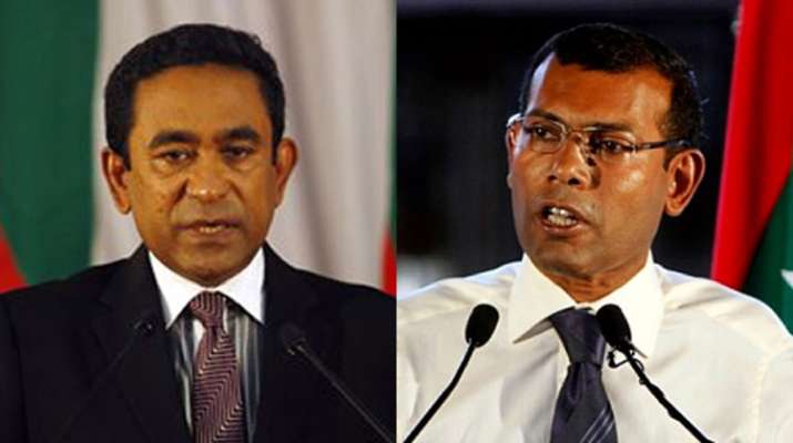 Abdulla Yameen and Mohamed Nasheed | AP Photos Abdulla Yameen and Mohamed Nasheed | AP Photos- Khabar IndiaTV