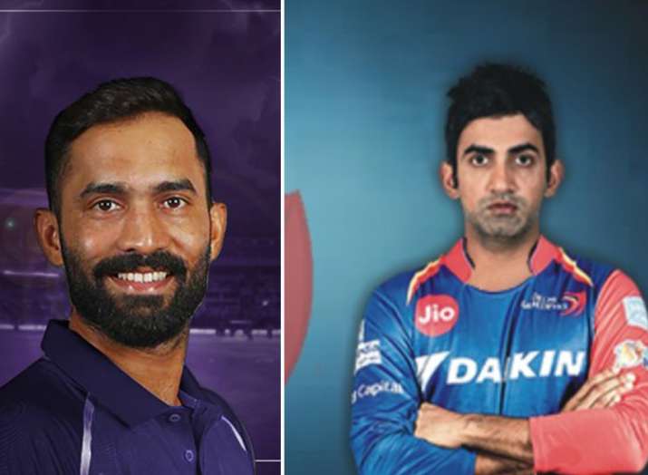 dinesh karthik and gautam gambhir dinesh karthik and gautam gambhir- Khabar IndiaTV