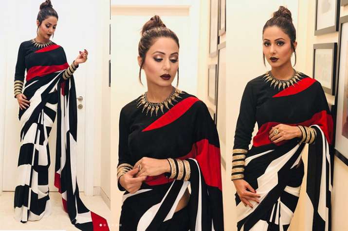 hina khan saree hina khan saree- India TV
