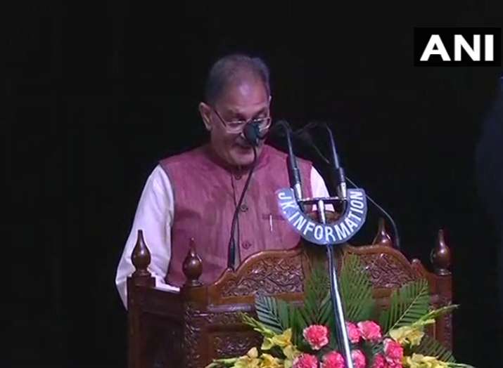 Kavinder Gupta takes oath as minister in Jammu and... Kavinder Gupta takes oath as minister in Jammu and...- India TV