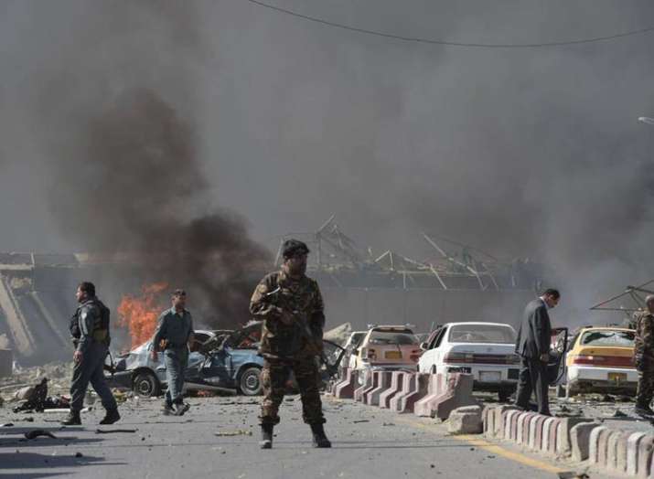 Two Suicide Blasts Hit Kabul, 21 People Killed Including... Two Suicide Blasts Hit Kabul, 21 People Killed Including...- India TV