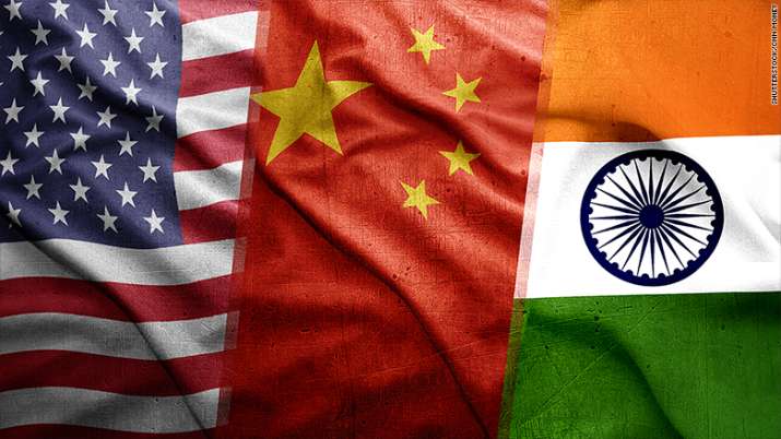 US China India Flag US China India Flag- India TV Paisa