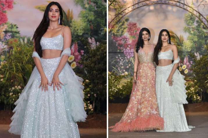jhanvi kapoor and khushi kapoor sonam kapoor reception jhanvi kapoor and khushi kapoor sonam kapoor reception- India TV