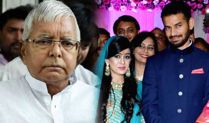 Lalu Prasad Yadav seeks parole to attend son Tej Pratap's wedding with Aishwarya Rai Lalu Prasad Yadav seeks parole to attend son Tej Pratap's wedding with Aishwarya Rai- India TV