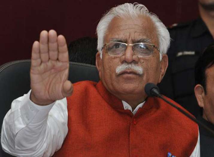 manohar lal khattar manohar lal khattar- Khabar IndiaTV