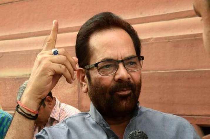 Record selection of minorities for the first time since independence: Naqvi Record selection of minorities for the first time since independence: Naqvi- India TV