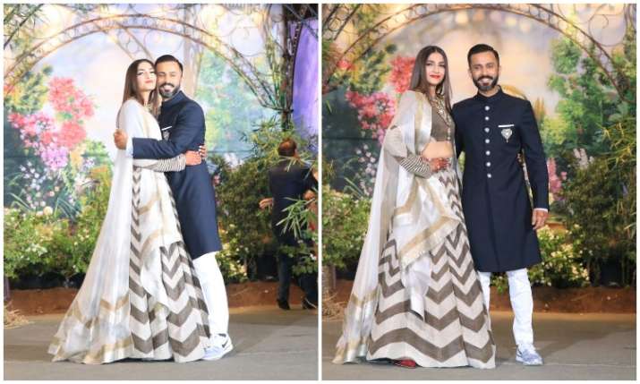 Sonam kapooranand ahuja Reception Sonam kapooranand ahuja Reception- India TV