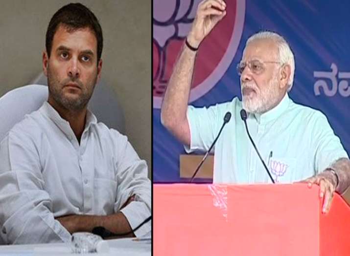 rahul gandhi and pm modi rahul gandhi and pm modi- India TV