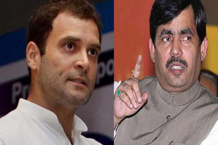 Rahul Gandhi and shahnawaj hussain Rahul Gandhi and shahnawaj hussain- India TV