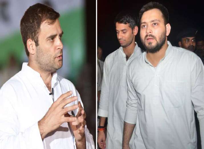rahul gandhi and tejashwi yadav rahul gandhi and tejashwi yadav- Khabar IndiaTV