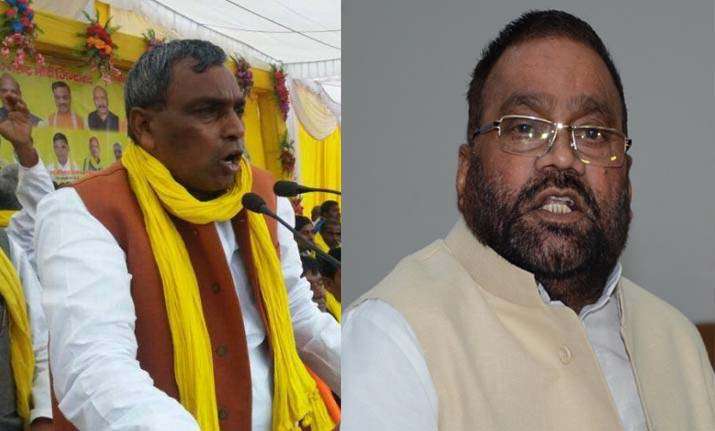 Yogi's minister Om Prakash Rajbhar told Swami Prasad Maurya, "Jinnah's relative" Yogi's minister Om Prakash Rajbhar told Swami Prasad Maurya, "Jinnah's relative"- India TV