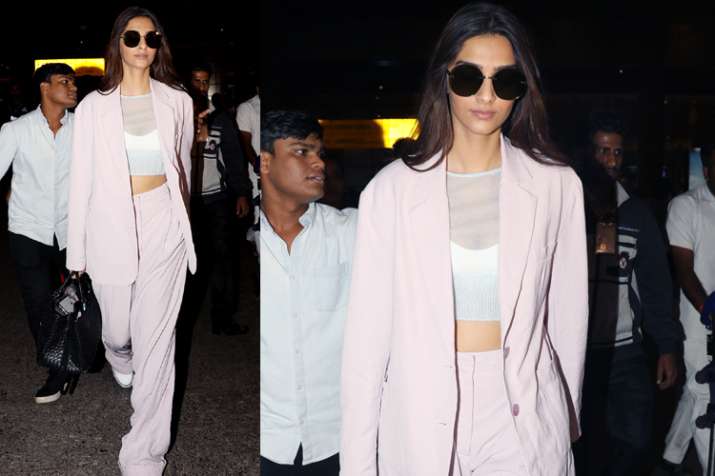 sonam kapoor airport look sonam kapoor airport look- Khabar IndiaTV