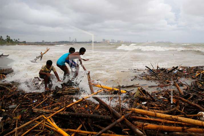 Sri Lanka storms, landslides kill 7, leave 1000 displaced | AP Sri Lanka storms, landslides kill 7, leave 1000 displaced | AP- India TV