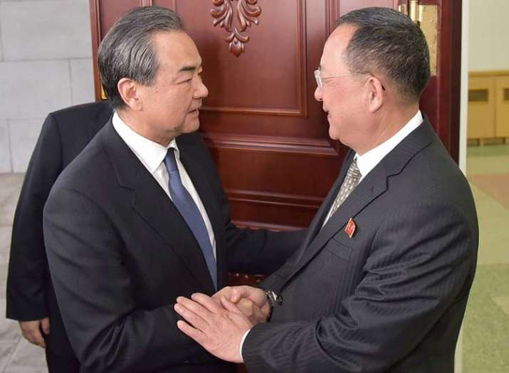 china foreign minister meets north korean dictator kim... china foreign minister meets north korean dictator kim...- India TV