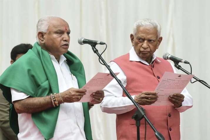 Bengaluru: BJP's B. S. Yeddyurappa Bengaluru: BJP's B. S. Yeddyurappa - Khabar IndiaTV