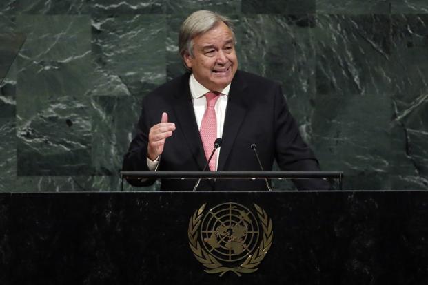 File photo of UN Secretary General Antonio Guterres.... File photo of UN Secretary General Antonio Guterres....- India TV