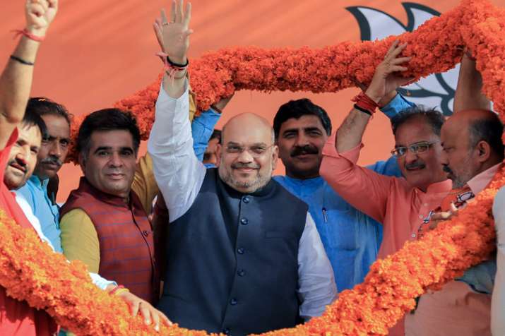 Amit Shah in Jammu: 'No conspiracy of Congress can separate Jammu and Kashmir from India' Amit Shah in Jammu: 'No conspiracy of Congress can separate Jammu and Kashmir from India'- India TV