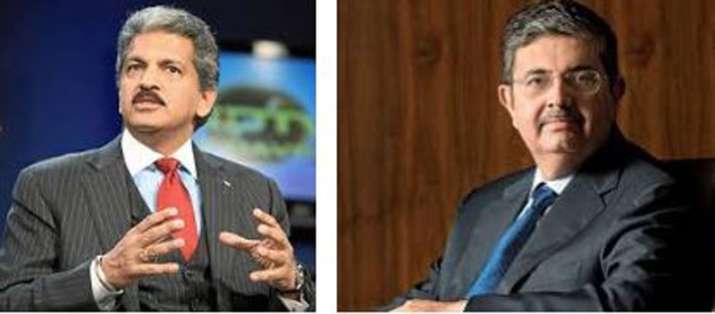 Uday Kotak see electronic import as problem Anand Mahindra offers a business solution to it Uday Kotak see electronic import as problem Anand Mahindra offers a business solution to it- India TV Paisa