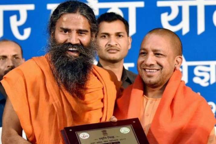 Baba Ramdev with Yogi Adityanath Baba Ramdev with Yogi Adityanath- India TV Paisa
