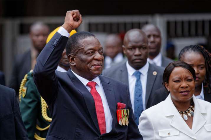 Zimbabwe: President Mnangagwa unhurt after blast at rally, dozens other injured | AP Zimbabwe: President Mnangagwa unhurt after blast at rally, dozens other injured | AP- India TV
