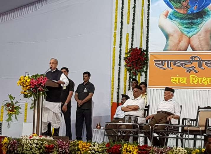 संघ के कार्यक्रम में... संघ के कार्यक्रम में...- India TV