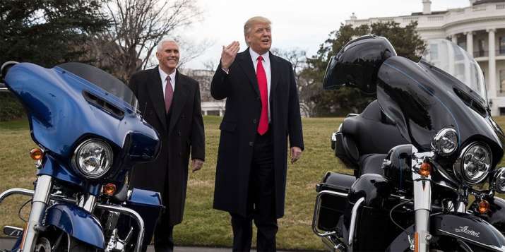 Trump ask harley davidson to stay 100 percent in America Trump ask harley davidson to stay 100 percent in America- India TV Paisa
