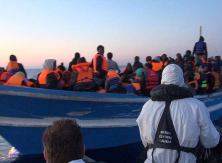 More than 50 refugees buried in Mediterranean Sea 48... More than 50 refugees buried in Mediterranean Sea 48...- India TV