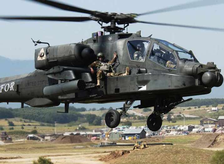 US to sell 6 AH-64 Apache helicopters to india US to sell 6 AH-64 Apache helicopters to india- Khabar IndiaTV