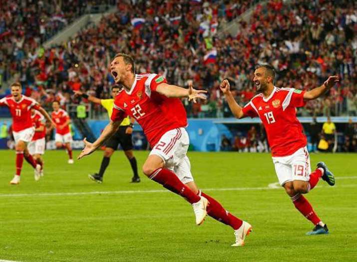 World Cup 2018 Russia versus Uruguay World Cup 2018 Russia versus Uruguay- India TV