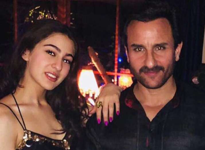 Saif Ali Khan and Sara Ali Khan Saif Ali Khan and Sara Ali Khan- India TV