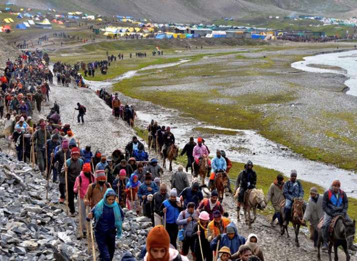 अमरनाथ यात्री (Photo,PTI) अमरनाथ यात्री (Photo,PTI)- Khabar IndiaTV