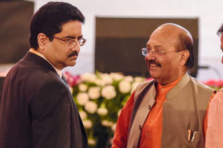 Lucknow: Rajya Sabha member Amar Singh and industrialist... Lucknow: Rajya Sabha member Amar Singh and industrialist...- India TV