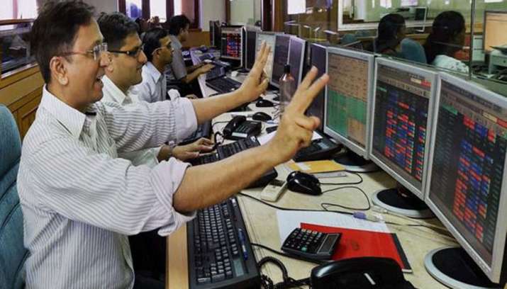 Sensex touches new record high while Nifty surpasses 11000 level on Thursday Sensex touches new record high while Nifty surpasses 11000 level on Thursday- India TV Paisa