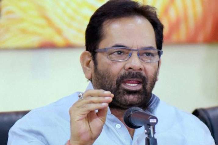 naqvi slams opposition on mahagathbandhan naqvi slams opposition on mahagathbandhan- India TV