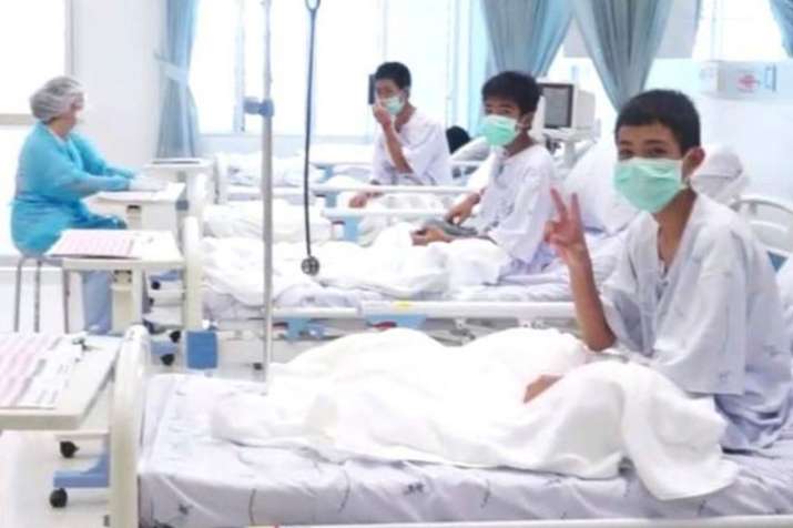 Thailand Children rescued from cave today will be... Thailand Children rescued from cave today will be...- India TV