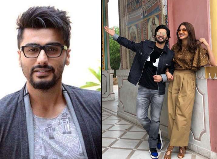 Arjun Kapoor, Varun Dhawan and Anushka Sharma Arjun Kapoor, Varun Dhawan and Anushka Sharma- India TV