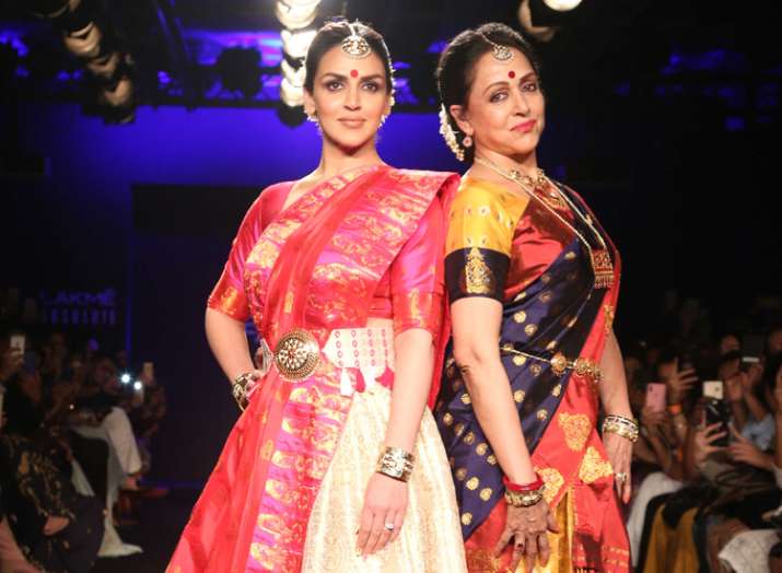 Esha Deol and Hema Malini Esha Deol and Hema Malini- India TV