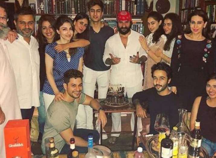 Saif Ali Khan birthday celebration Saif Ali Khan birthday celebration- India TV