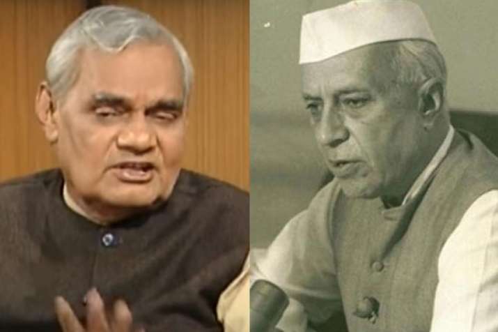 Atal Bihari Vajpayee and Jawahar Lal Nehru | PTI Atal Bihari Vajpayee and Jawahar Lal Nehru | PTI- India TV