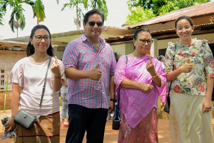 NPP candidate and Meghalaya Chief Minister Conrad K... NPP candidate and Meghalaya Chief Minister Conrad K...- India TV
