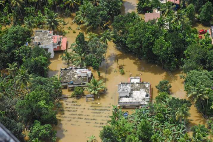 A view of the flood affected areas, in Kochi A view of the flood affected areas, in Kochi- India TV