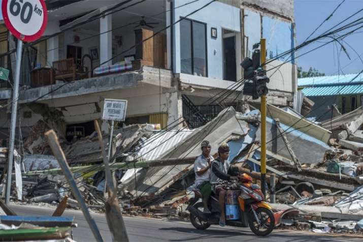 Magnitude 6.3 earthquake shakes Lombok island in Indonesia, kills at least 10 | AP File Magnitude 6.3 earthquake shakes Lombok island in Indonesia, kills at least 10 | AP File- India TV