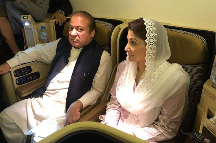 Nawaz Sharif and his daughter Maryam Nawaz Nawaz Sharif and his daughter Maryam Nawaz- India TV