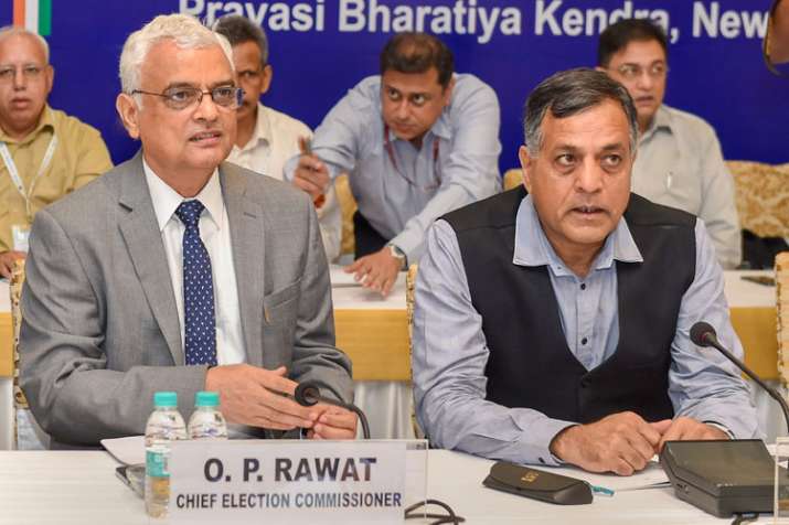 Chief Election Commissioner O P Rawat and Election... Chief Election Commissioner O P Rawat and Election...- India TV