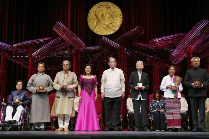 Two Indians, Bharat Vatwani & Sonam Wangchuk, receive Ramon Magsaysay Award | AP Two Indians, Bharat Vatwani & Sonam Wangchuk, receive Ramon Magsaysay Award | AP- India TV