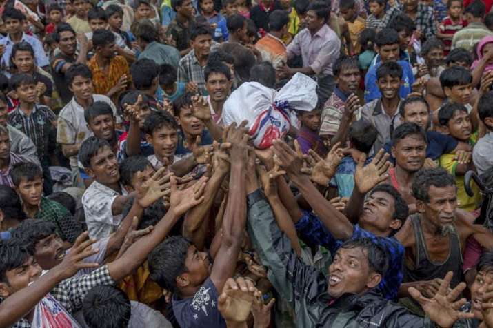 Rohingya must be moved to safer areas in Cox's Bazar, says HRW | AP Representational Rohingya must be moved to safer areas in Cox's Bazar, says HRW | AP Representational- India TV