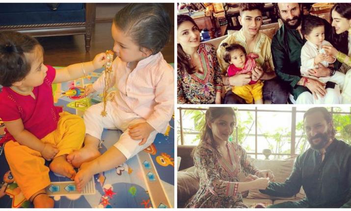 Taimur, Sara and Innaya Rakshabandhan Celebration Taimur, Sara and Innaya Rakshabandhan Celebration - India TV