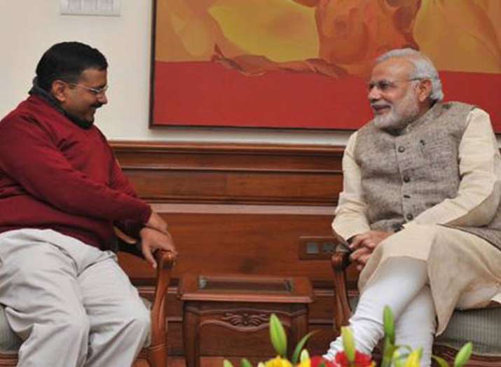 PM Modi congratulates Arvind Kejriwal on his... PM Modi congratulates Arvind Kejriwal on his...- India TV